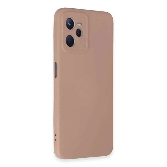 Newface Realme C35 Kılıf Nano içi Kadife Silikon