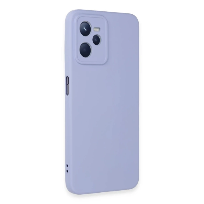 Newface Realme C35 Kılıf Nano içi Kadife Silikon