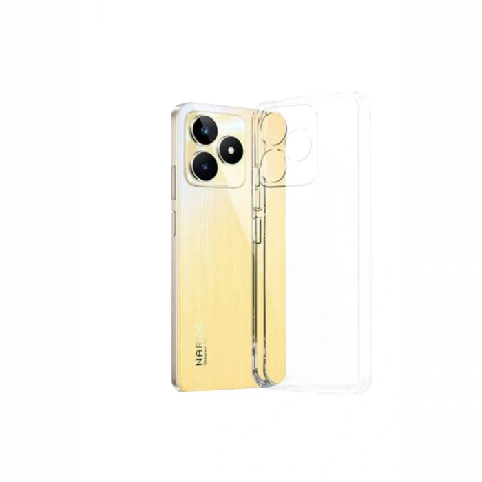 Newface Realme C53 Kılıf Lüx Şeffaf Silikon