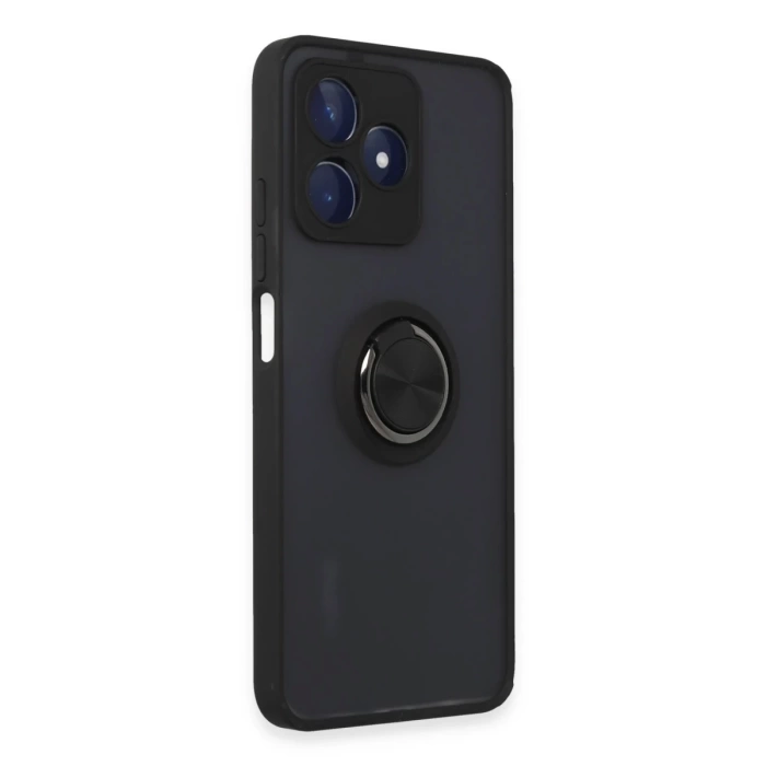 Newface Realme C53 Kılıf Montreal Yüzüklü Silikon Kapak
