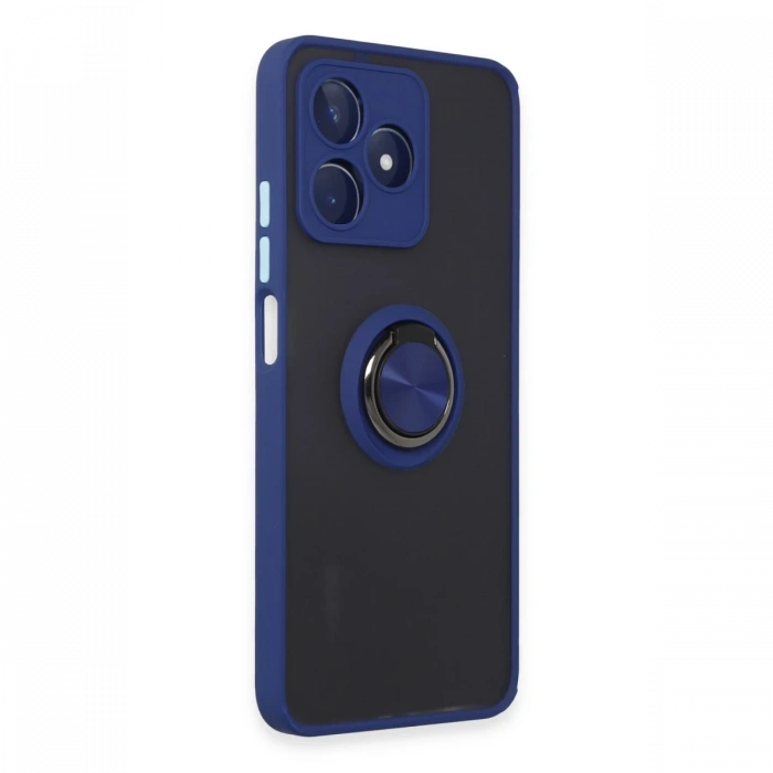 Newface Realme C53 Kılıf Montreal Yüzüklü Silikon Kapak