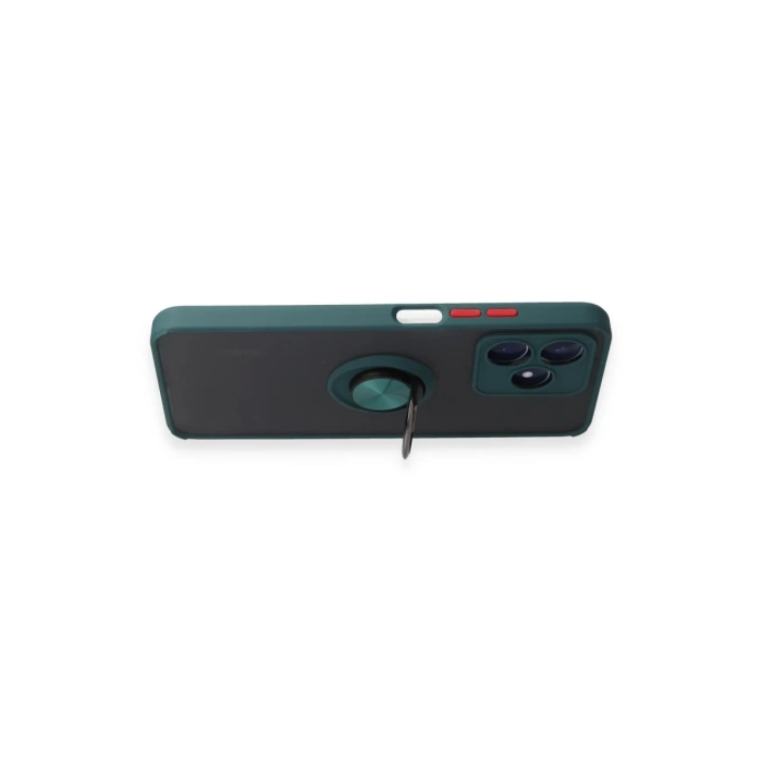 Newface Realme C53 Kılıf Montreal Yüzüklü Silikon Kapak