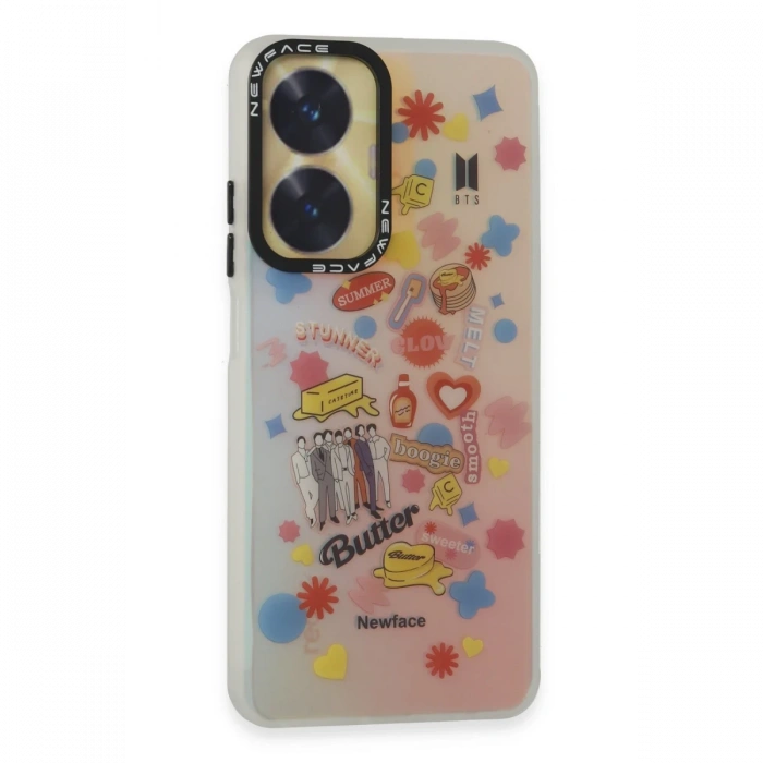 Newface Realme C55 Kılıf Estoril Desenli Kapak