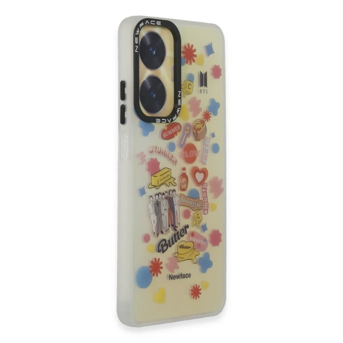 Newface Realme C55 Kılıf Estoril Desenli Kapak