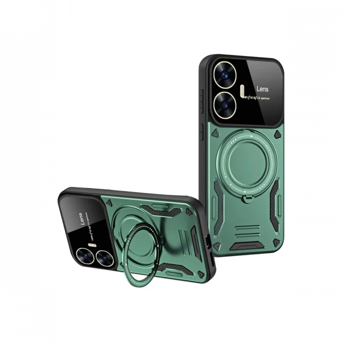 Newface Realme C55 Kılıf Joy Lens Standlı Kapak