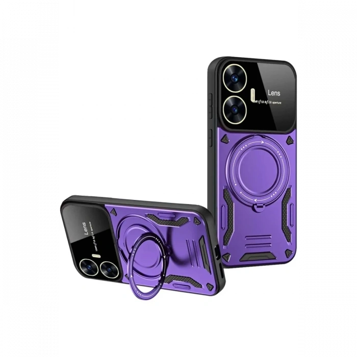 Newface Realme C55 Kılıf Joy Lens Standlı Kapak
