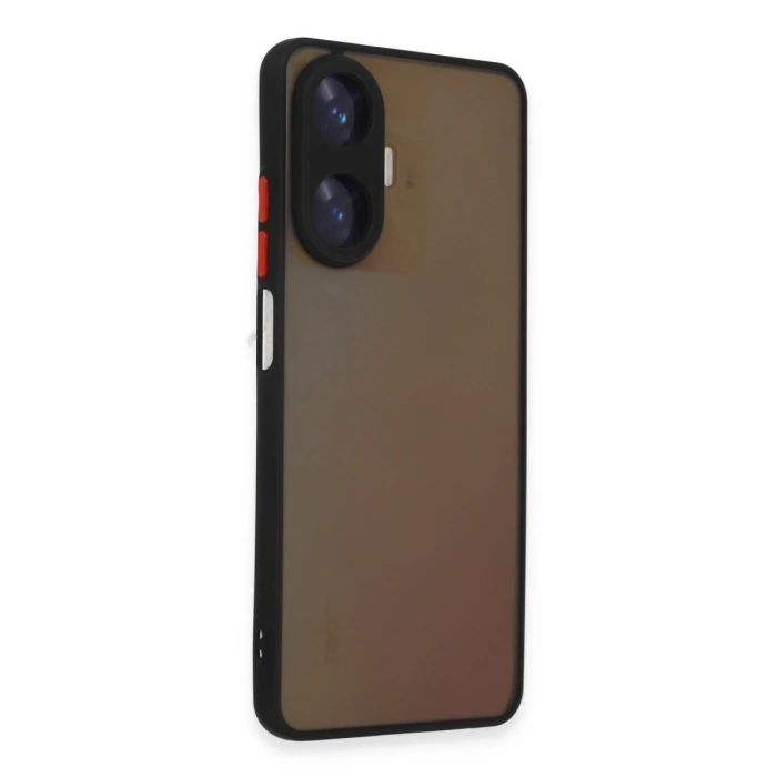 Newface Realme C55 Kılıf Montreal Silikon Kapak - Siyah