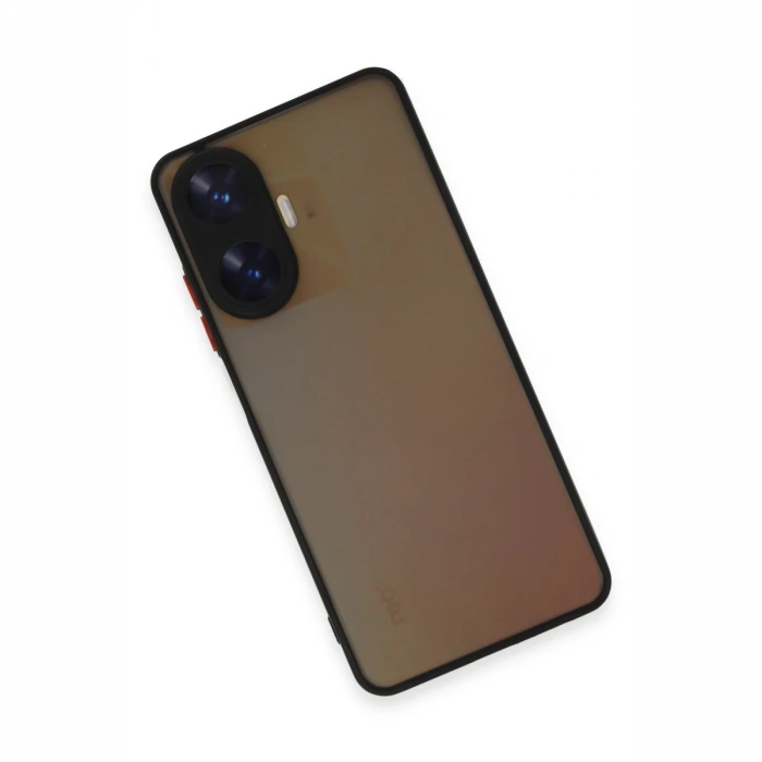 Newface Realme C55 Kılıf Montreal Silikon Kapak - Siyah