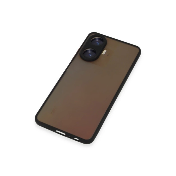 Newface Realme C55 Kılıf Montreal Silikon Kapak - Siyah