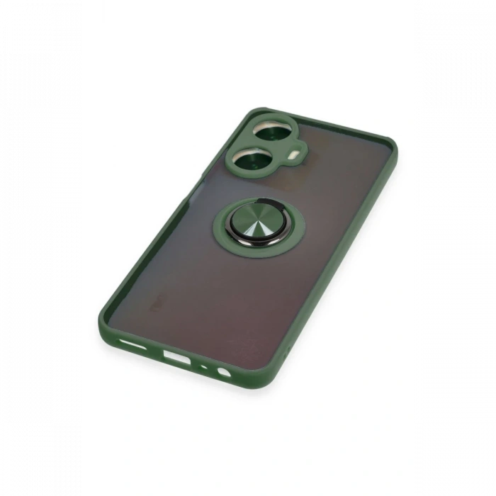 Newface Realme C55 Kılıf Montreal Yüzüklü Silikon Kapak