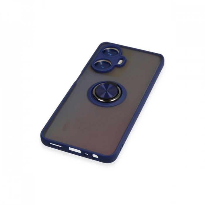Newface Realme C55 Kılıf Montreal Yüzüklü Silikon Kapak