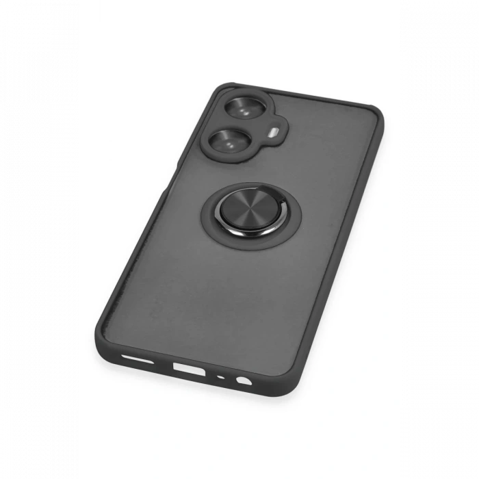 Newface Realme C55 Kılıf Montreal Yüzüklü Silikon Kapak