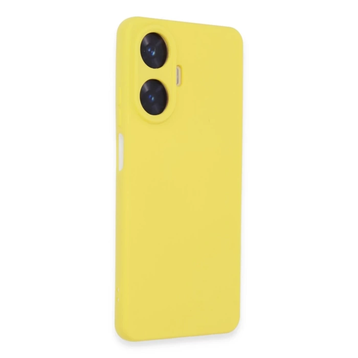 Newface Realme C55 Kılıf Nano içi Kadife Silikon