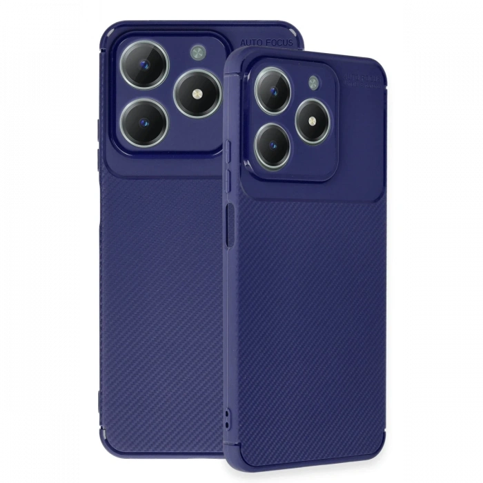 Newface Realme C61 Kılıf Auto Focus Karbon Kapak