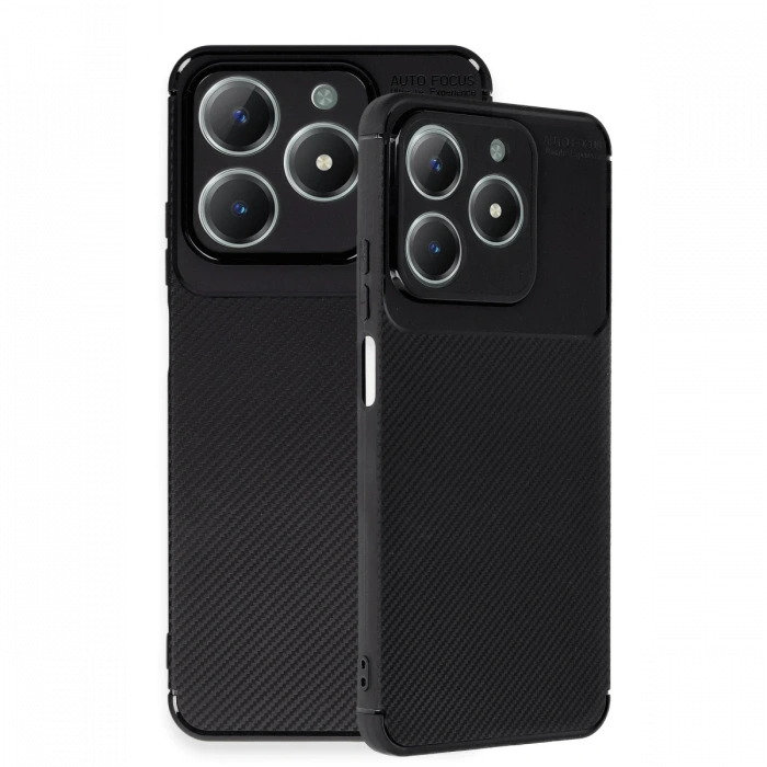 Newface Realme C61 Kılıf Auto Focus Karbon Kapak