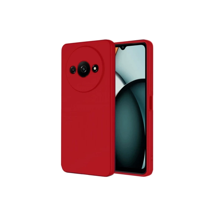 Newface Realme C61 Kılıf First Silikon - Kırmızı