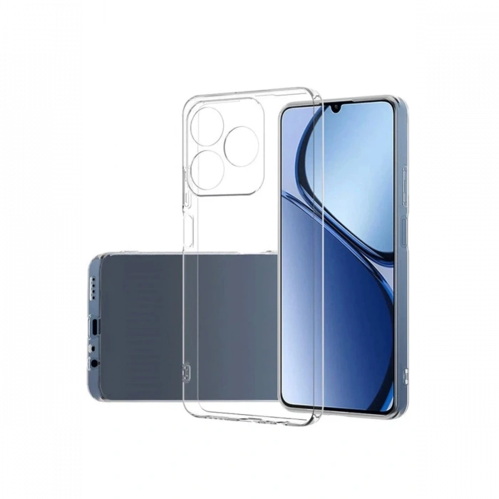 Newface Realme C61 Kılıf Lüx Şeffaf Silikon
