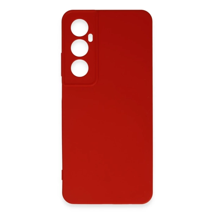 Newface Realme C65 Kılıf First Silikon - Kırmızı