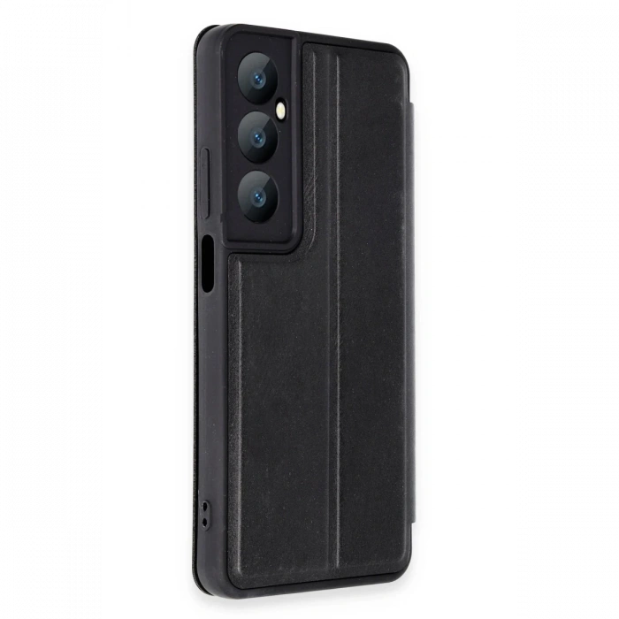 Newface Realme C65 Kılıf Flip Cover - Siyah