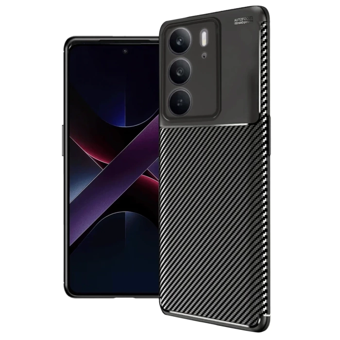 Newface Realme C75 4G Auto Focus Karbon Kapak