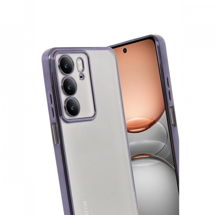 Newface Realme C75 4G Kılıf Razer Lensli Silikon