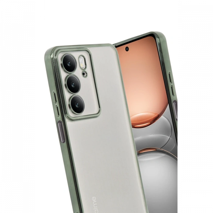 Newface Realme C75 4G Kılıf Razer Lensli Silikon