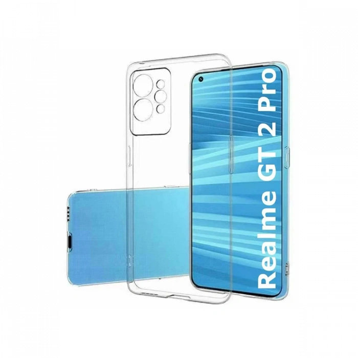Newface Realme GT2 Pro 5G Kılıf Lüx Şeffaf Silikon