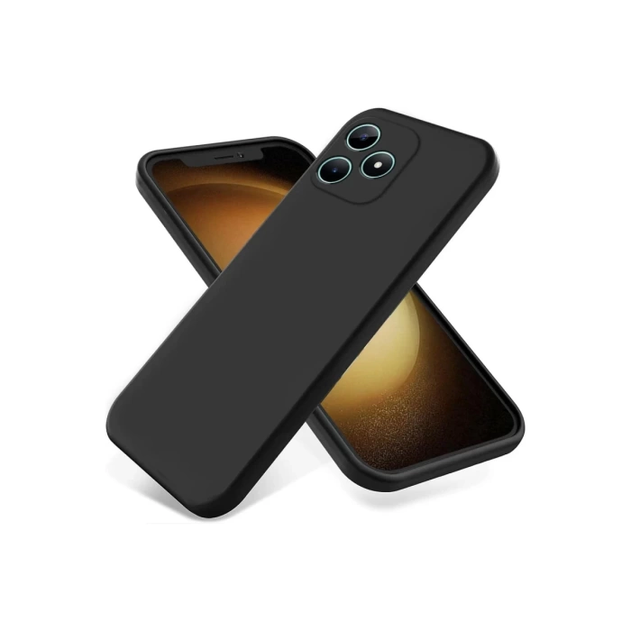Newface Realme Note 50 4G Kılıf First Silikon - Siyah