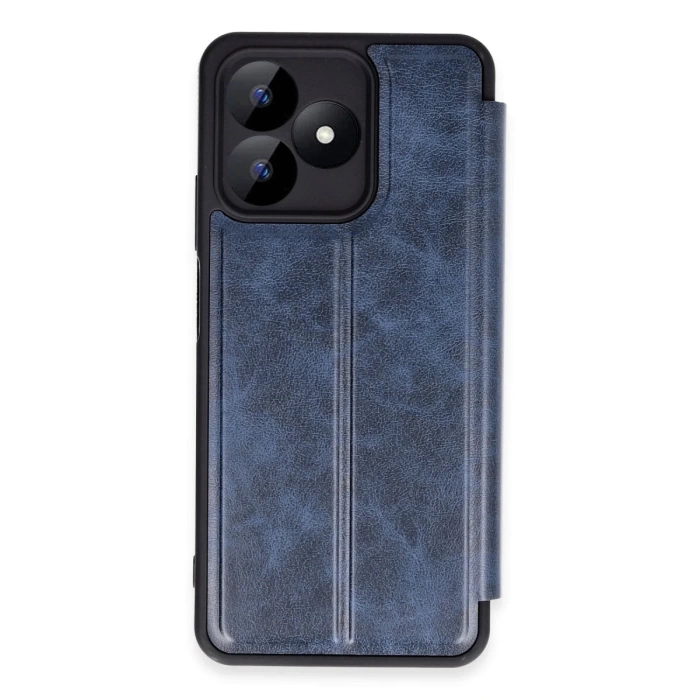 Newface Realme Note 50 4G Kılıf Flip Cover - Lacivert