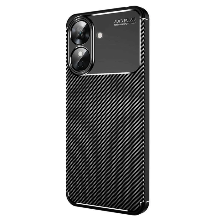 Newface Realme Note 60 Kılıf Auto Focus Karbon Kapak