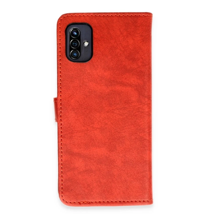 Newface Reeder P13 Blue Max 2022 128GB Kılıf Trend S Plus Kapaklı Kılıf - Kırmızı