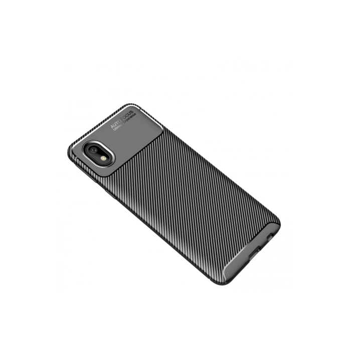 Newface Samsung Galaxy A01 Core Kılıf Auto Focus Karbon Kapak