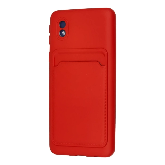 Newface Samsung Galaxy A01 Core Kılıf Kelvin Kartvizitli Silikon