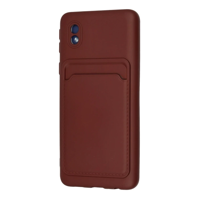 Newface Samsung Galaxy A01 Core Kılıf Kelvin Kartvizitli Silikon