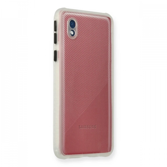 Newface Samsung Galaxy A01 Core Kılıf Miami Şeffaf Silikon