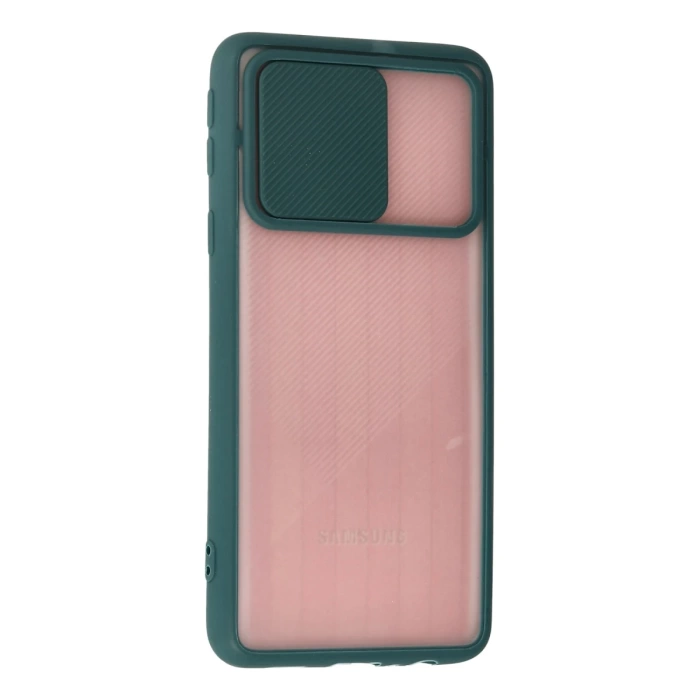 Newface Samsung Galaxy A01 Core Kılıf Palm Buzlu Kamera Sürgülü Silikon