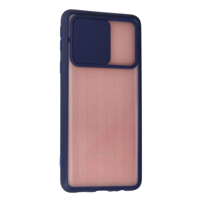 Newface Samsung Galaxy A01 Core Kılıf Palm Buzlu Kamera Sürgülü Silikon
