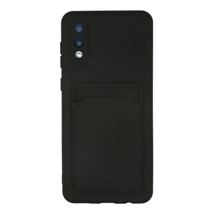 Newface Samsung Galaxy A02 Kılıf Kelvin Kartvizitli Silikon