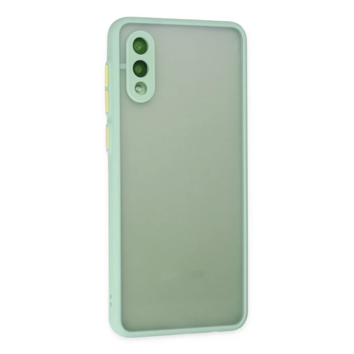 Newface Samsung Galaxy A02 Kılıf Montreal Silikon Kapak - Turkuaz