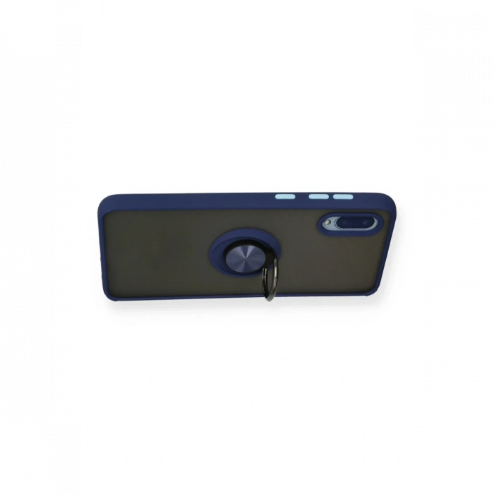 Newface Samsung Galaxy A02 Kılıf Montreal Yüzüklü Silikon Kapak