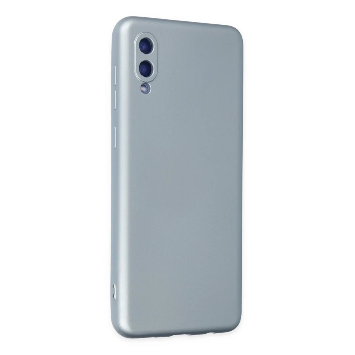 Newface Samsung Galaxy A02 Kılıf Nano içi Kadife Silikon - Sky Blue