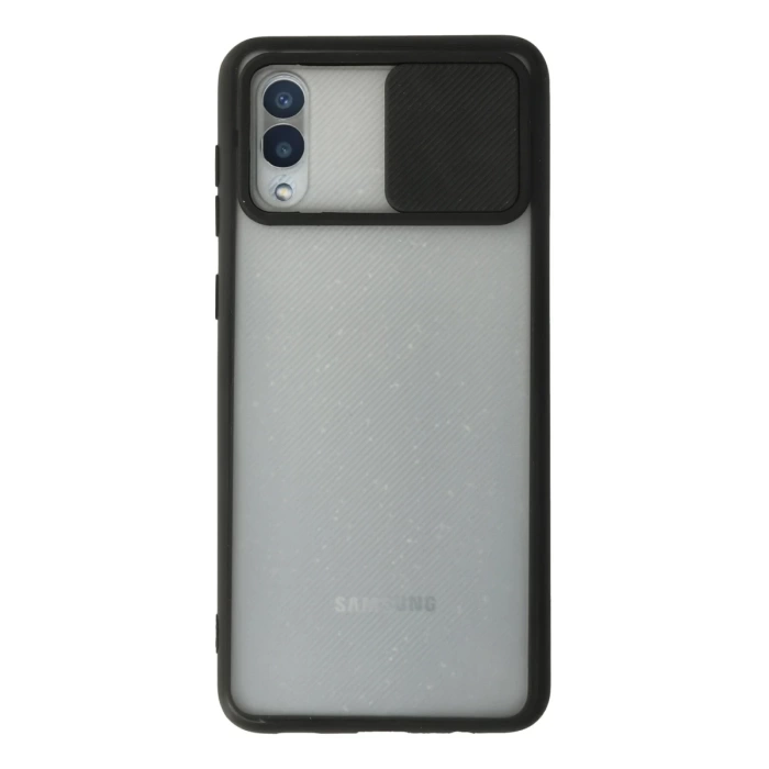 Newface Samsung Galaxy A02 Kılıf Palm Buzlu Kamera Sürgülü Silikon