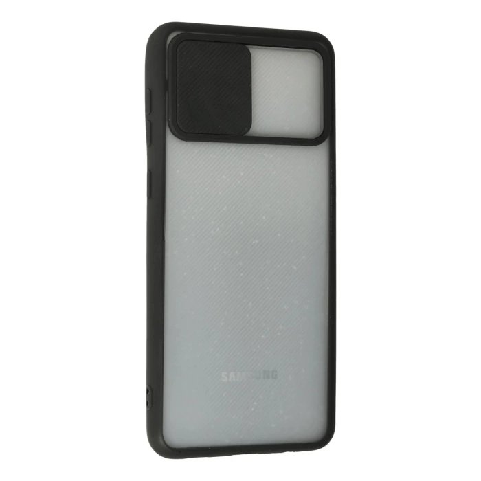 Newface Samsung Galaxy A02 Kılıf Palm Buzlu Kamera Sürgülü Silikon