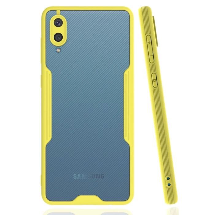 Newface Samsung Galaxy A02 Kılıf Platin Silikon