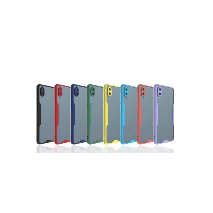 Newface Samsung Galaxy A02 Kılıf Platin Silikon