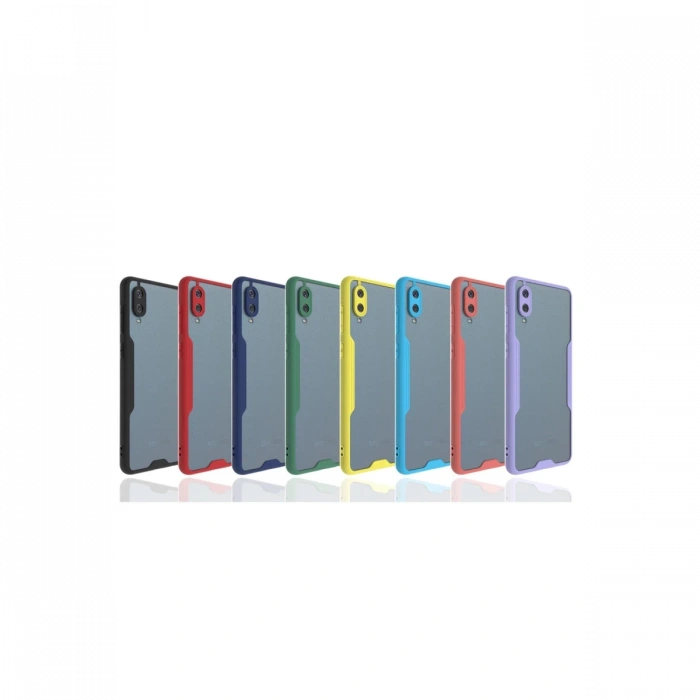 Newface Samsung Galaxy A02 Kılıf Platin Silikon