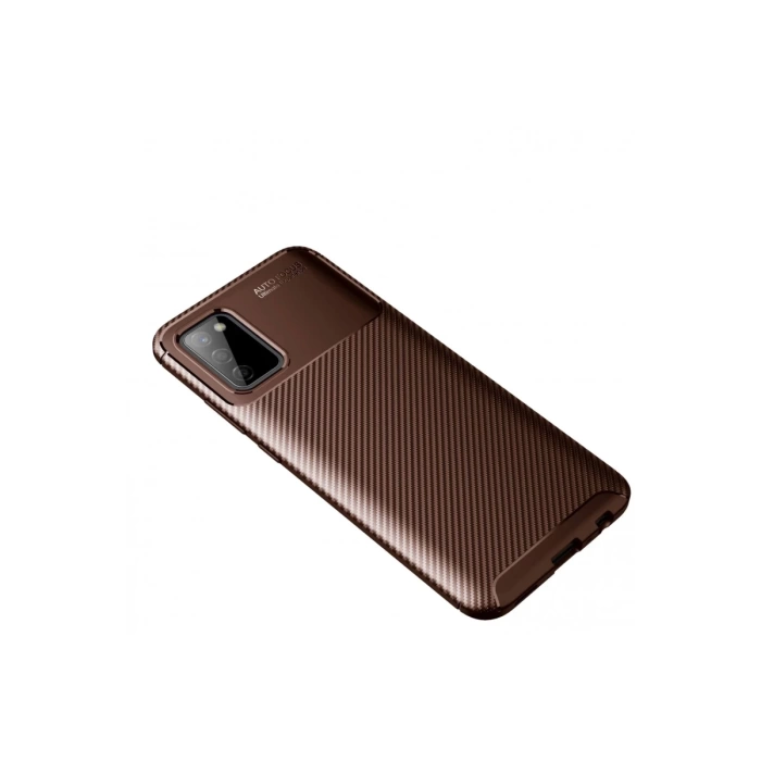 Newface Samsung Galaxy A02S Kılıf Auto Focus Karbon Kapak