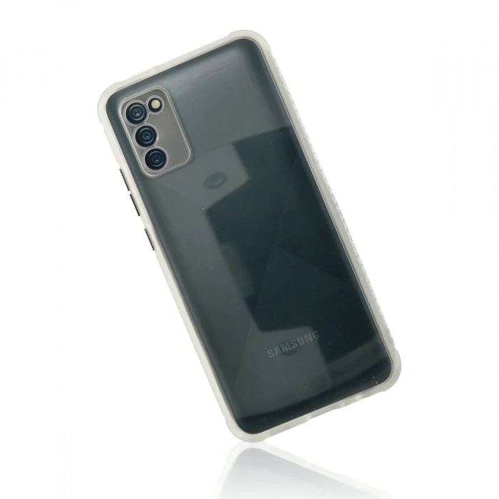 Newface Samsung Galaxy A02S Kılıf Miami Şeffaf Silikon - Şeffaf