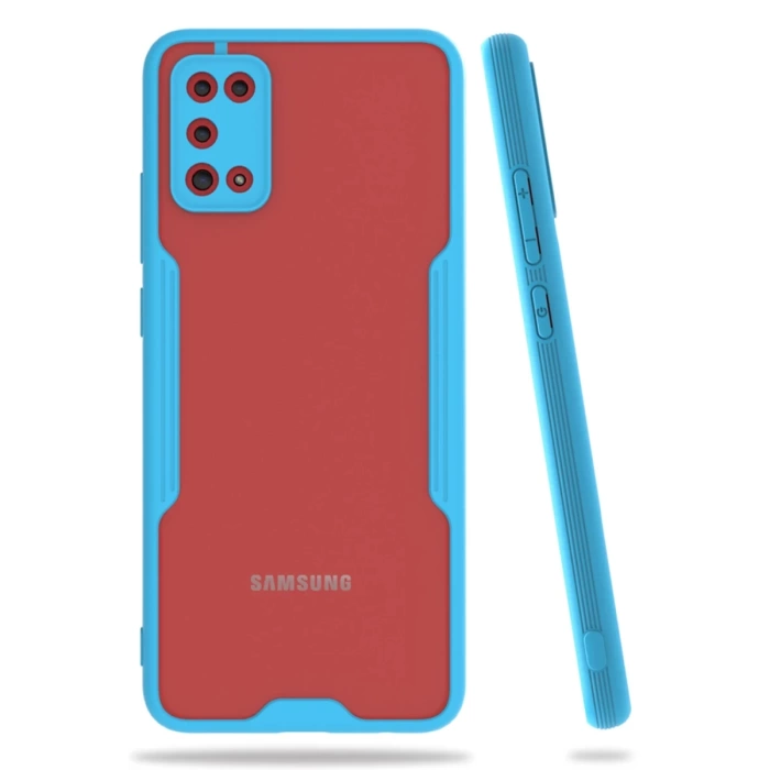 Newface Samsung Galaxy A02S Kılıf Platin Silikon