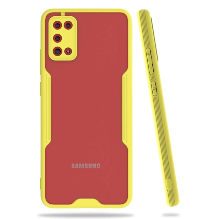 Newface Samsung Galaxy A02S Kılıf Platin Silikon